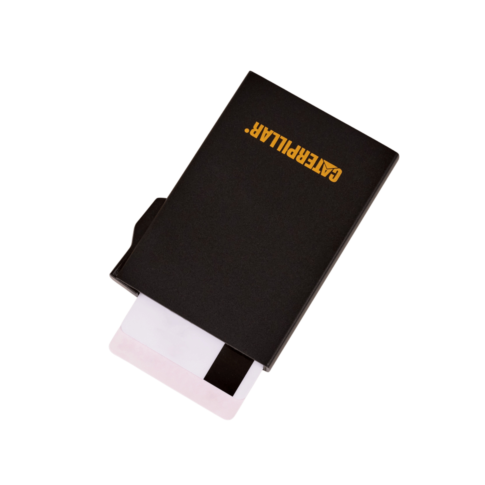 Tarjetero CAT Boston Slide Up Wallet Negro