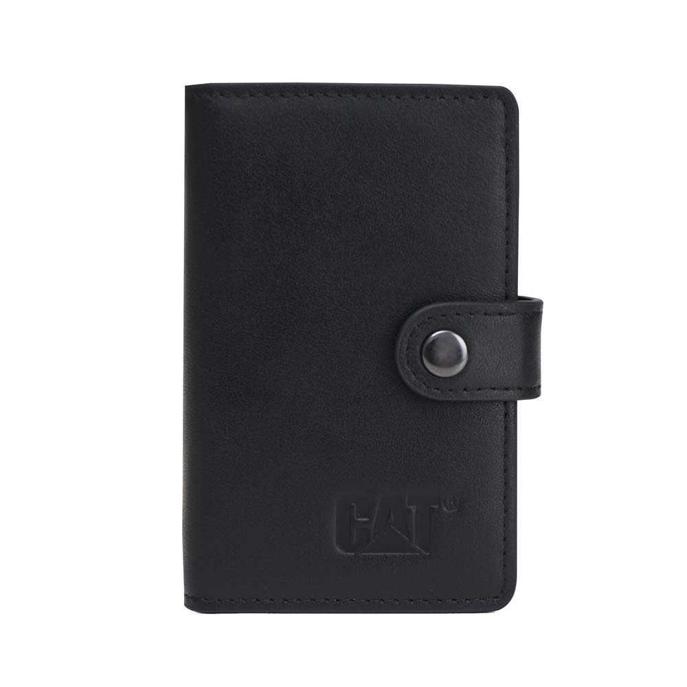 Billetera Tarjetero CAT Dubai Leather Wallet Negro