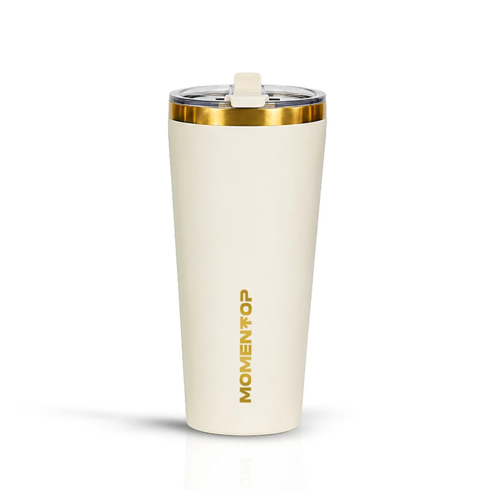 Envase Termico Momentop Elite Tumbler Pearl Cream 25oz / 739ml