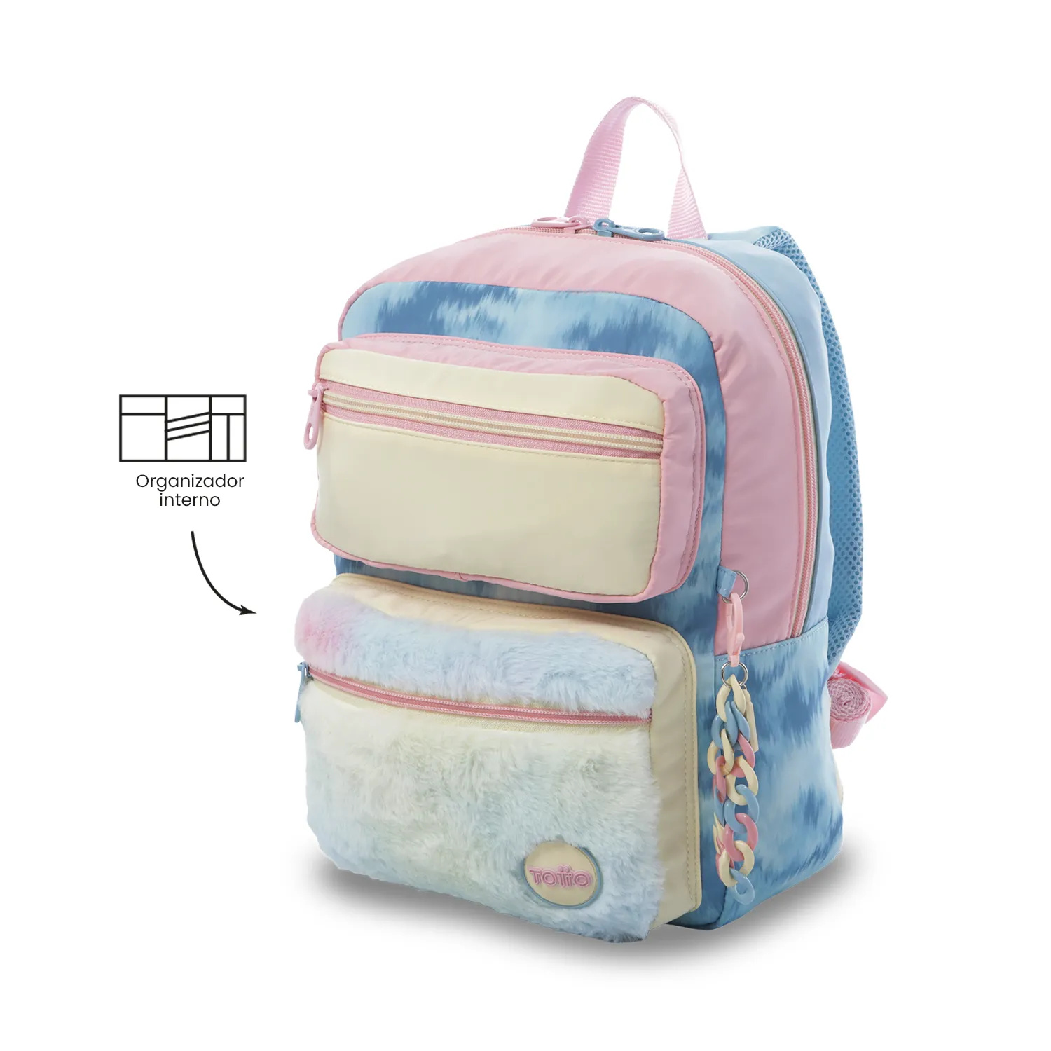 Bolso Totto Bloum Morral Azul