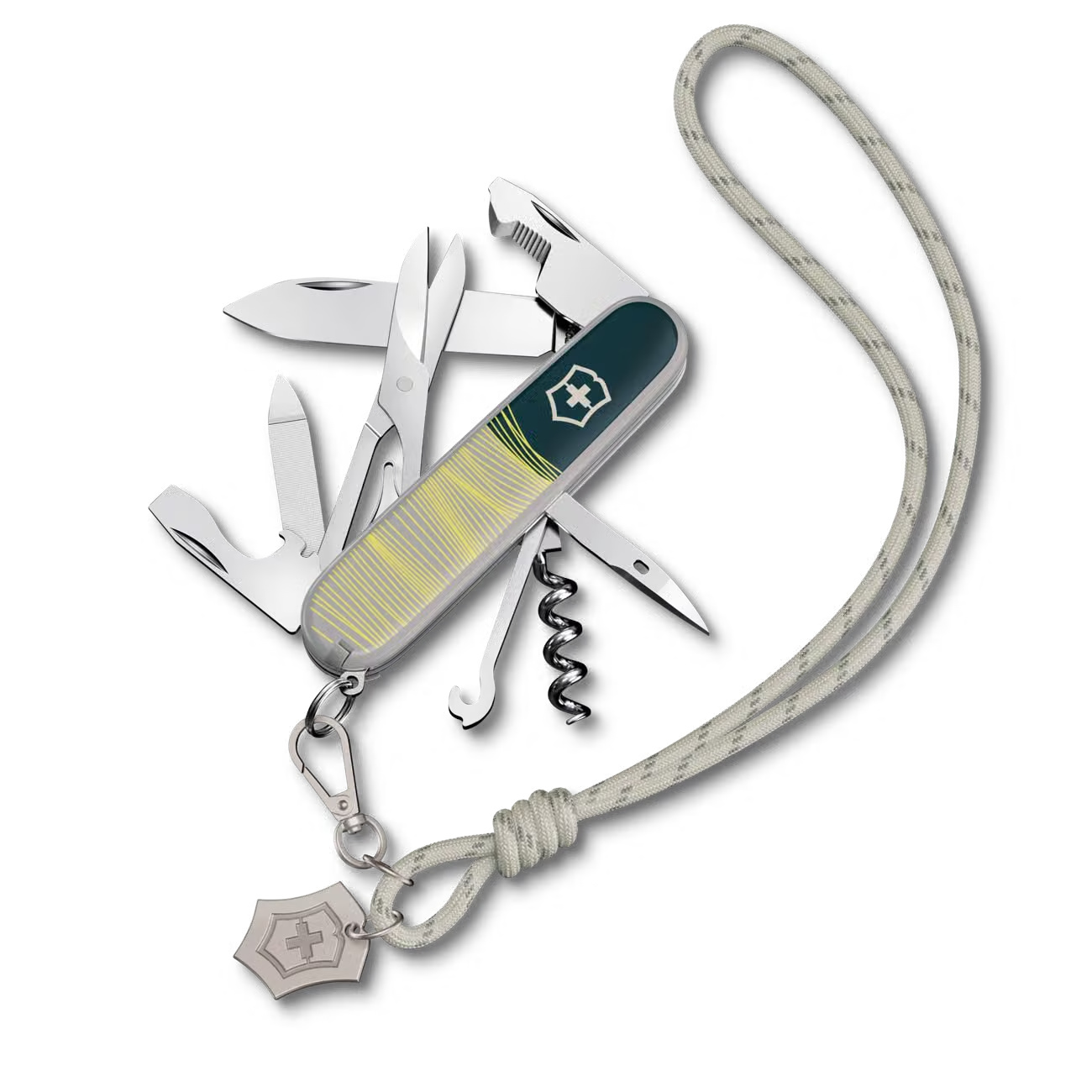Navaja Victorinox New York Style Con Cuerda Llavero en Caja De Regalo