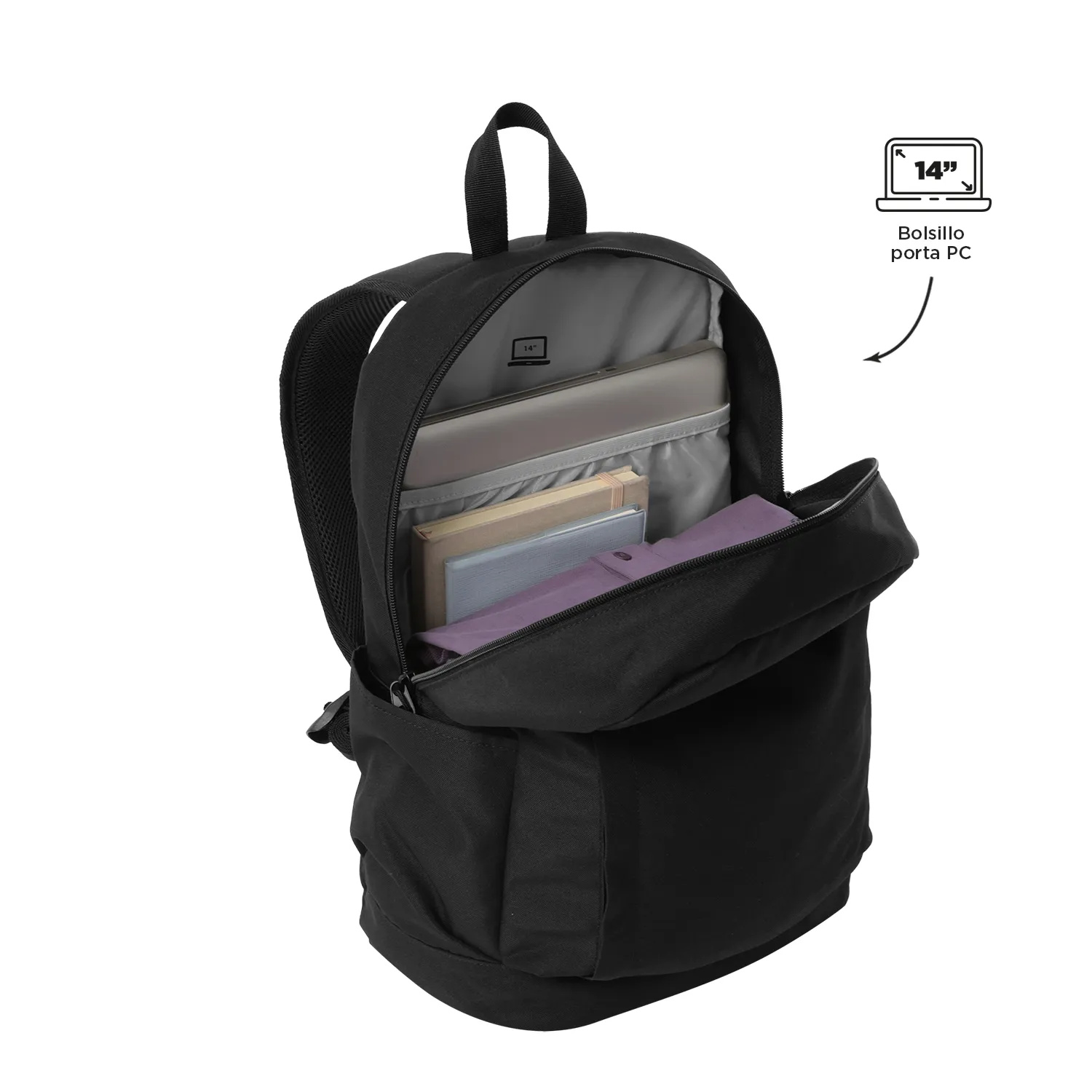Bolso Totto Yuno Morral Negro