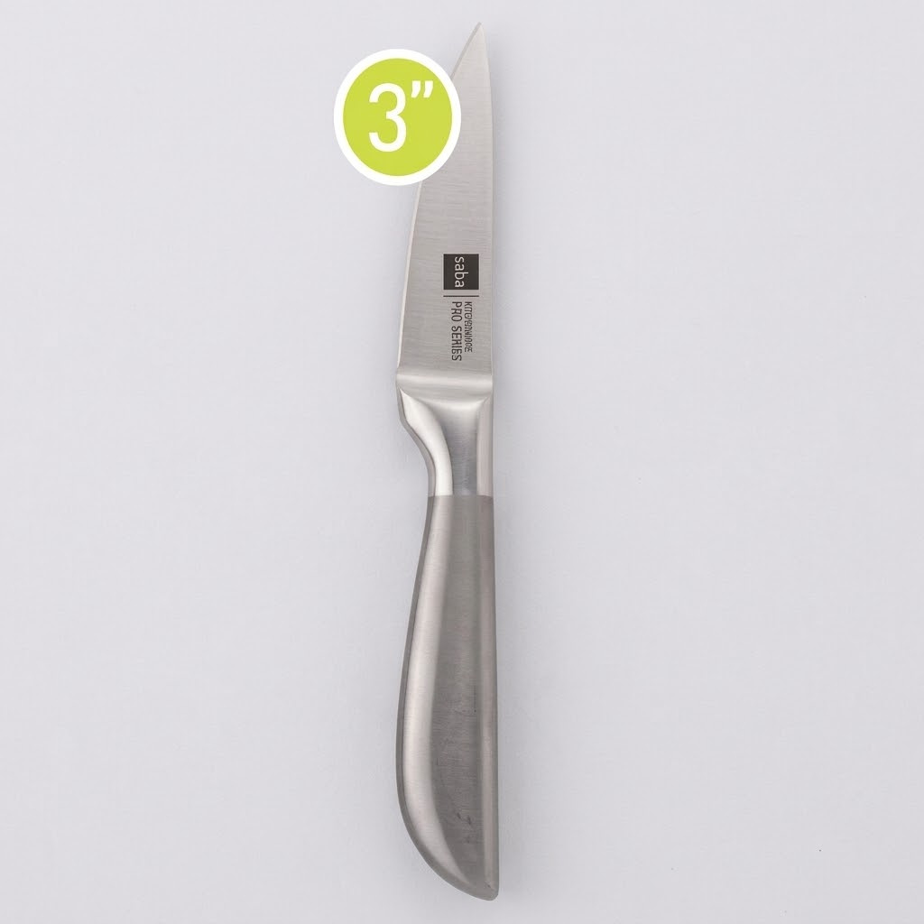 Cuchillo Saba Mango de Acero Puntilla 3 Pulgadas