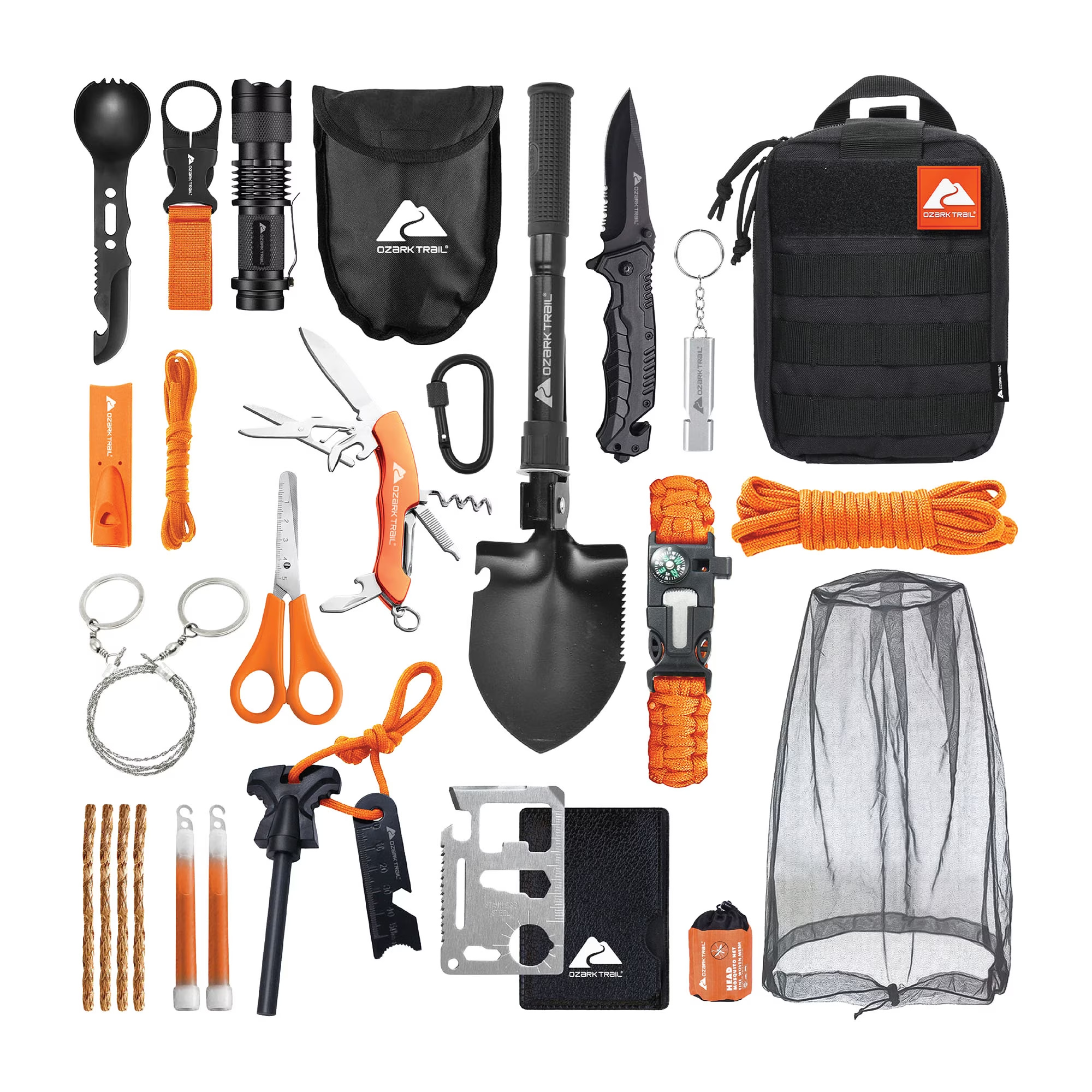 Kit de Supervivencia Ozark Trail para Camping 21 piezas