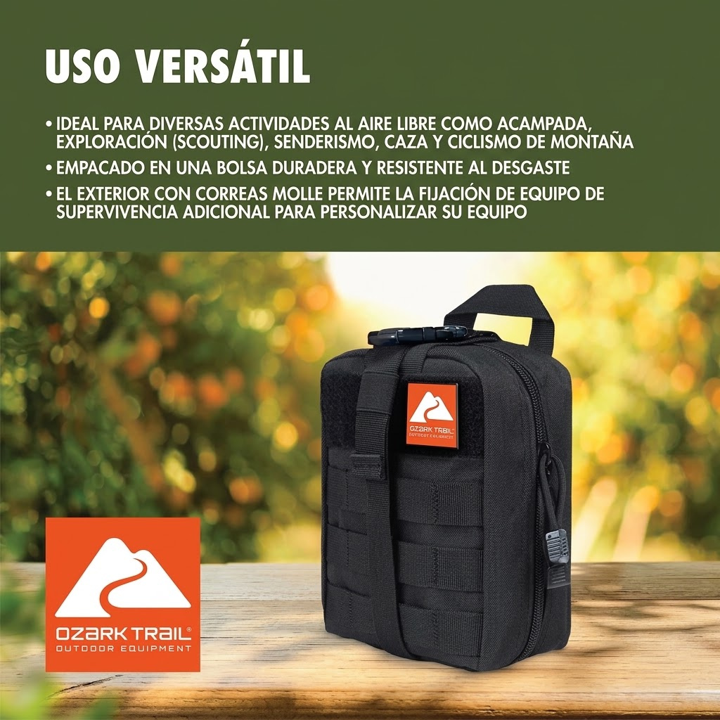 Kit de Supervivencia Ozark Trail para Camping 21 piezas