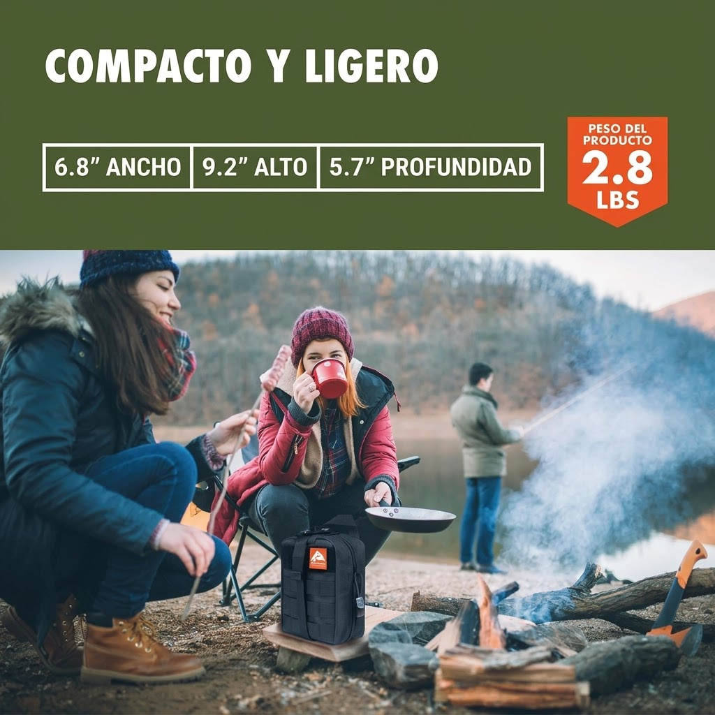 Kit de Supervivencia Ozark Trail para Camping 21 piezas