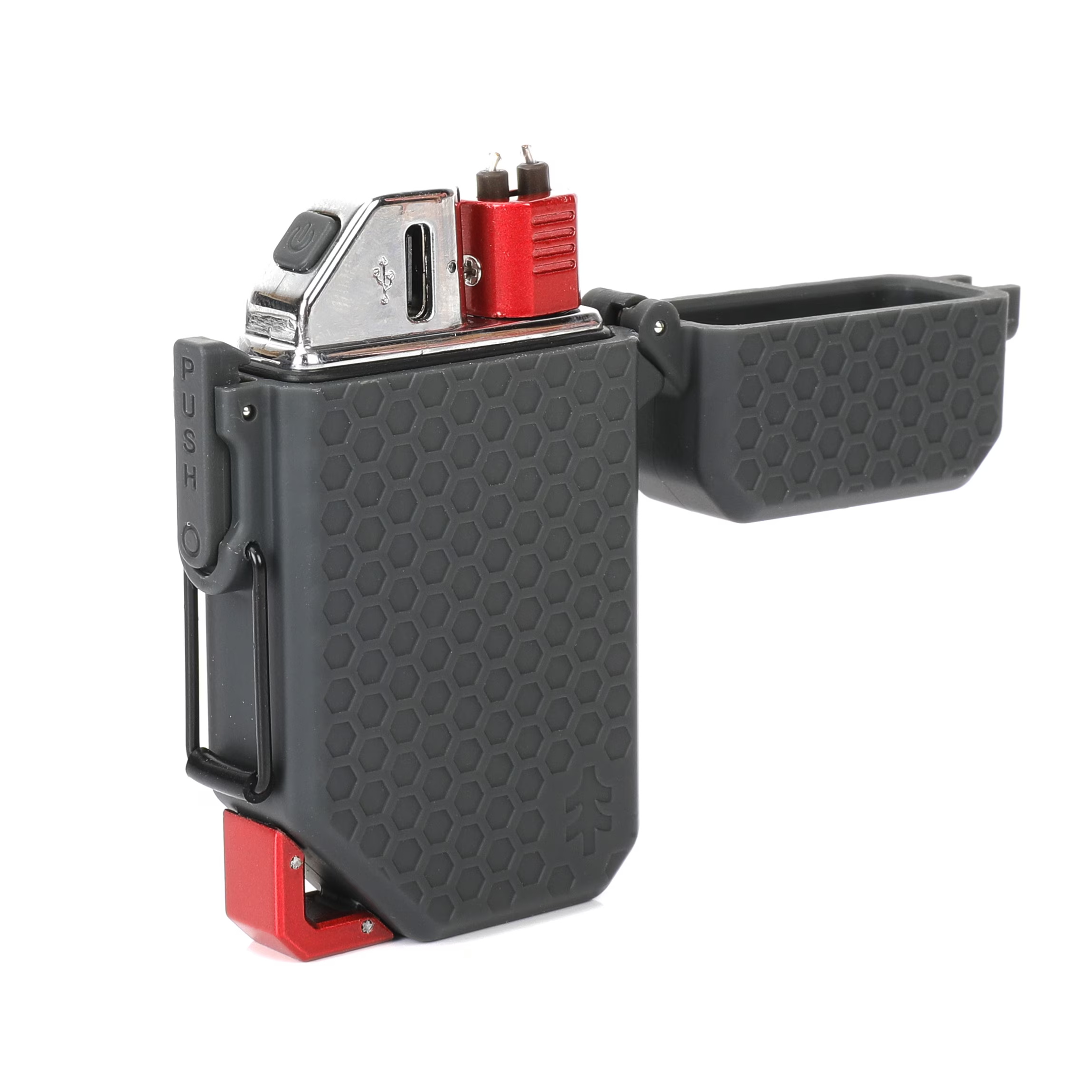 Encendedor Swisstech de Plasma Recargabale USB-C con Varilla Flexible