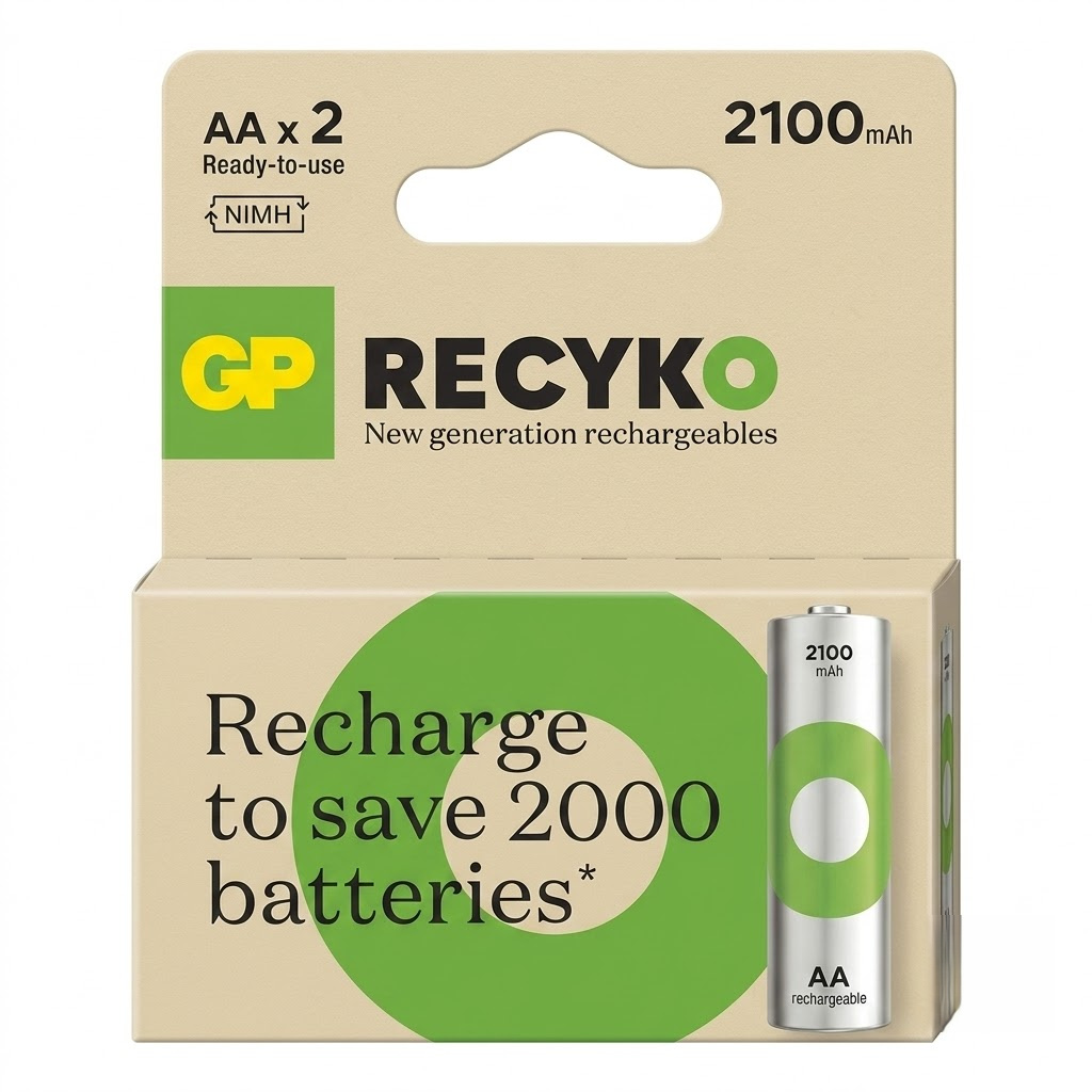 Bateria GP AA Recargable 2100 mAh