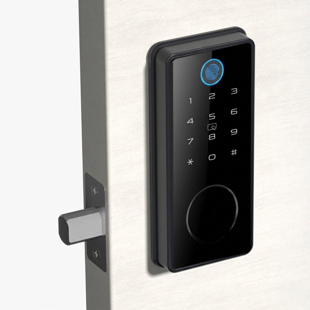 Cerradura Electronica Locstar Cerrojo C87A con Huella Dactilar, Bluetooth y RFID